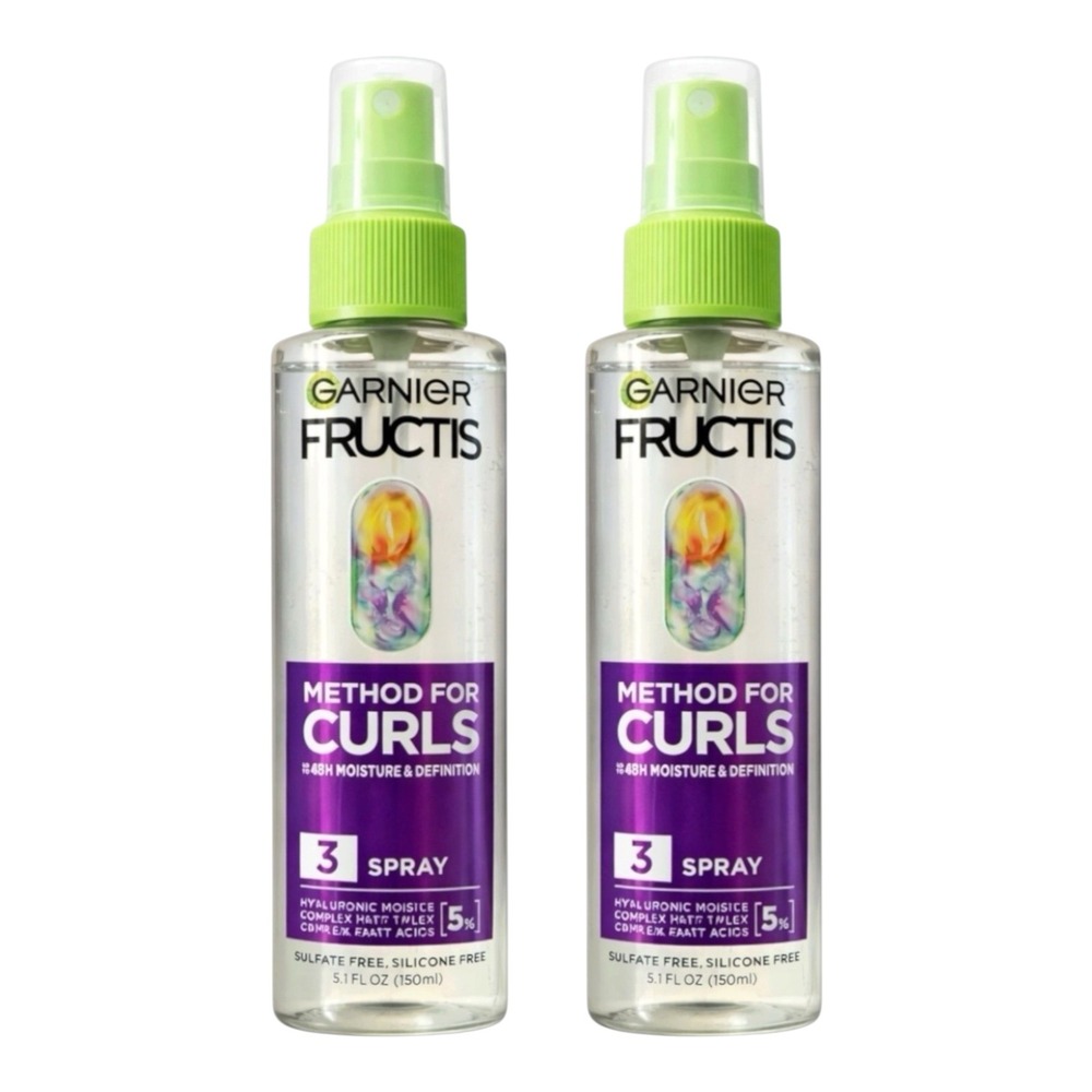 Garnier Fructis Method For Curls Spray 5.1oz 2pk Hyaluronic
